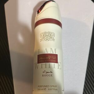 White Perfumed Spray - Red and White